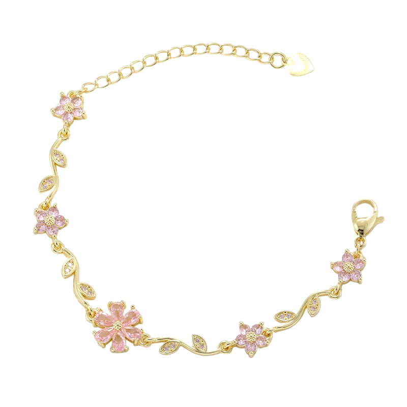 Bracelet ajustable "Fleur Etoilé"